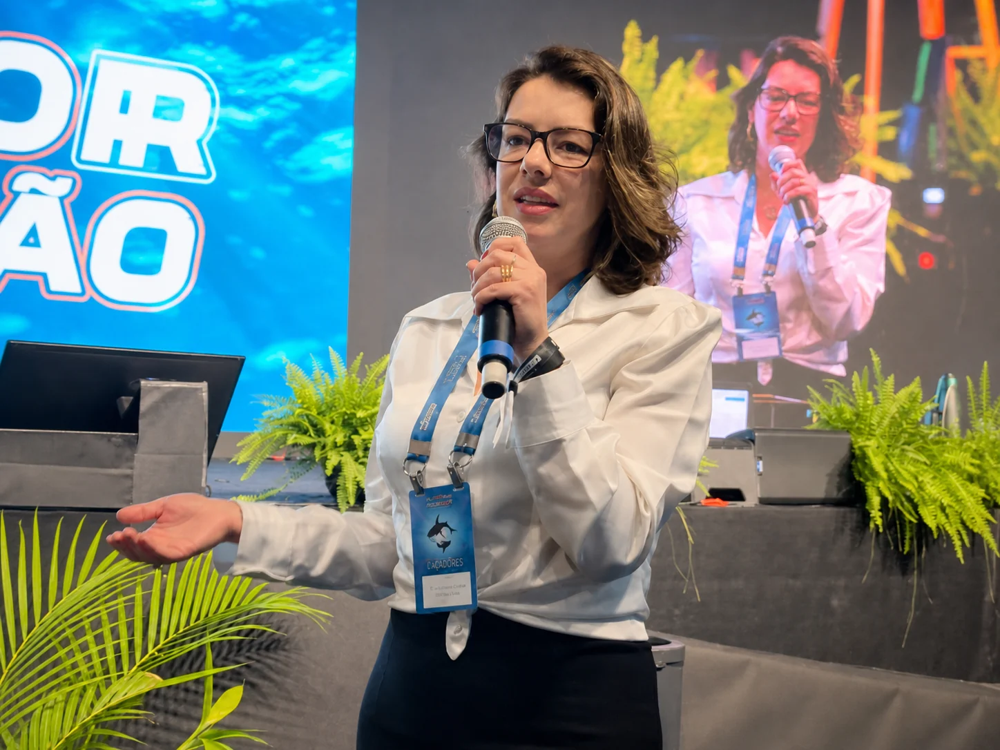 Palestra em evento jurídico